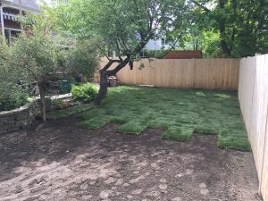 Terrassement, réfection des pentes de terrain